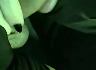 mmm this goth babe's tongue licks my cock sensual then swallows cum gagging hard