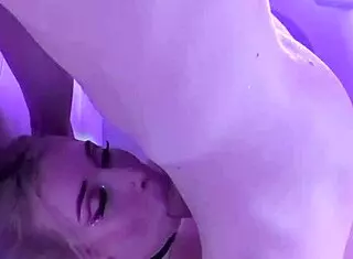 Blonde Roommate Spies Cock Turns Submissive Wet Slut for Rough Pool Doggystyle