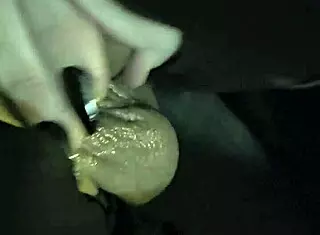 mmm this goth babe's tongue licks my cock sensual then swallows cum gagging hard