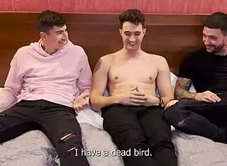 Skinny Redhead 18+ Chloe Fingers Squirts In 3-On-1 DP Gangbang With Doggystyle