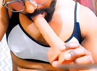 oiled curvy slut gapes ass toys clit bent over desk begging cock