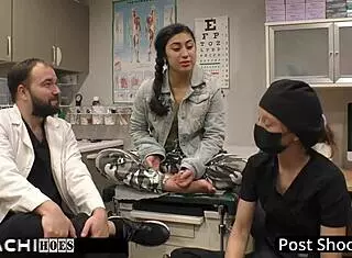 doctor tampa hits freshman jasmine rose with mandatory hitachi till she squirts moanin