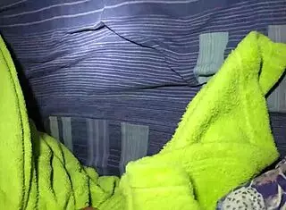 catching friend's fat milf mom alone in her bedroom flashing tits