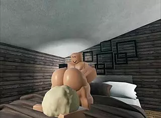 bbw big tits ass eaten out before hard pussy pounding roblox style