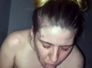 Best Wifey Deepthroats Monster Cock Homemade Blonde Girlfriend