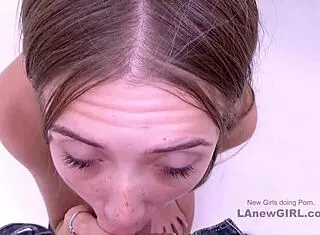 damn this sexy babe's body gets fucked hard at her shoot