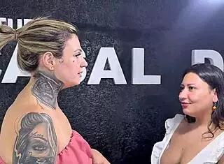 tattoo artist fucks me senseless with strapon after anitta ink session!