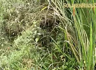 yenifer chacon's pink vagina takes soldierhugecock bareback creampie in forest workout