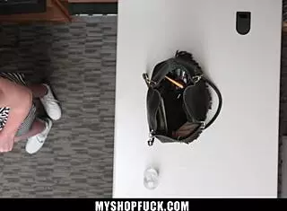 pervert cop HANDLES shoplifter case on site