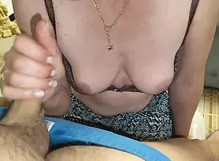 stepmom milf you help me cum with sloppy deepthroat balls?