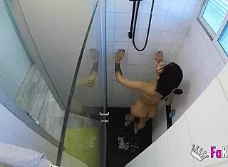 Banging Sweet Asian Hottie Lore's Big Ass in Deepthroat Casting Ride