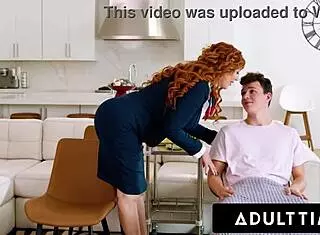 stepmom lauren phillips bends over for pervy stepson's taboo roleplay fuck