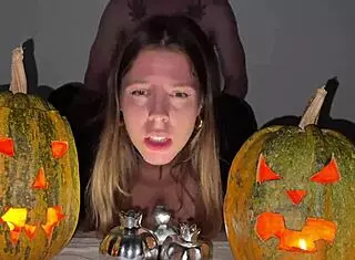 Squirting Halloween Fuck Hold Your Cum