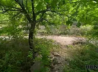 hunt4k guy picks up slutty brunette gf for wild outdoor anal pounding while old man watches