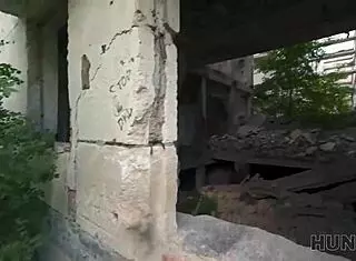 hunt4k guy picks up slutty brunette gf for wild outdoor anal pounding while old man watches