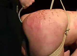 Kyra Banks Bound in BDSM, Spanked, Whipped, Then Anal Creampied