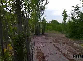 hunt4k guy picks up slutty brunette gf for wild outdoor anal pounding while old man watches