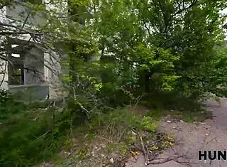 hunt4k guy picks up slutty brunette gf for wild outdoor anal pounding while old man watches