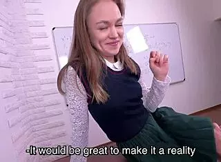 classroom seduction tempts teacher into forbidden fun