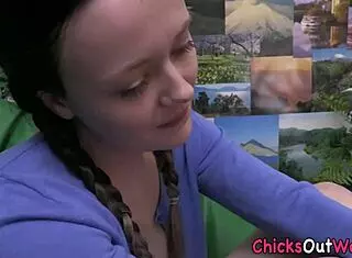 real aussie babe plugs her hairy ass solo with buttplug toy