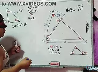 sexual math lesson reveals nerdy asian student's area