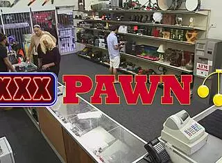 Astonishing young babe rough fucked tight pussy in shop 😈🍆