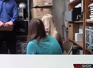 young couple caught fucking store by mall cop?