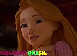 rapunzel rides cowgirl hard, you ready pt br?