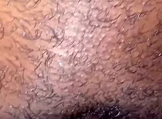 Homemade Ebony Pussy Dripping Wet Closeup Ripped Clothes Monster Cock Pov