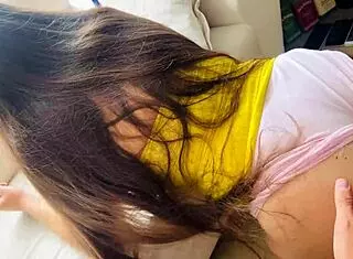 venezuelan stepmom whore milks stepson cum on tits for cash