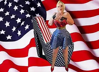 Granny, wanna lick my patriotic dick creampie?