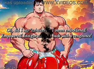 ebony bodybuilder massacres with mammoth cock cumshot explosion