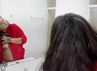 Pushing Thick Cock Deep Inside Her Huge Fat Pussy