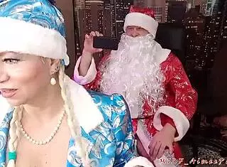 Peter Stone's Wild Christmas Party Facial Cumshot Orgy!