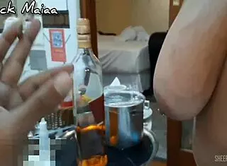 BBW Worships Monster Cock with Gagging Deepthroat on Saggy Huge Tits!