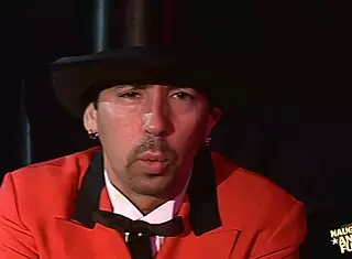 Redhead double penetration bukkake facial after group ass pounding