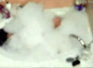 Solo Asian Boy's Steamy Bubble Bath Foot Fetish Fun!