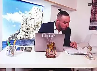 Italian Scout Interviews Tattooed Milf Julia North Office Creampie Roleplay