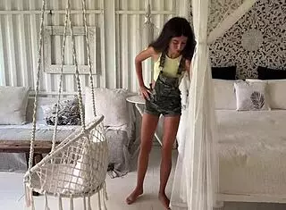 prankster shows snake in pants to hot snake catcher girl outdoors