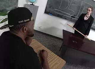 detention nerd miss andy ray pussy fucked hard bent over by teacher rome major