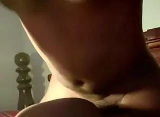 he cums on my ebony ass while i'm belly down doggystyle