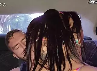 Inexperienced boy seduced to fuck my huge ass and big clit silvanalee!