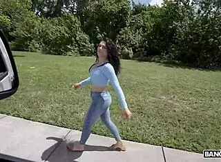 AMIRAH SKY GAGS ON MONSTER BBC IN THROAT-TESTING RIDE!