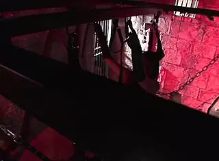 Brunette Binds Guy For Strapon Ride