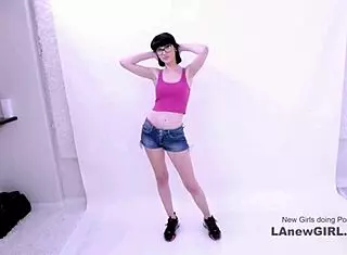 producer seduces beautiful brunette model in casting audition