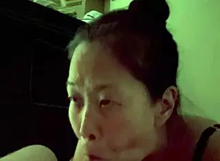 korean milf devours husband's massive bwc in steamy homemade pov action