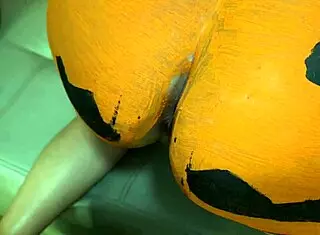 milf stepmom begs for pumpkin penetration on halloween night 🎃🍑👻