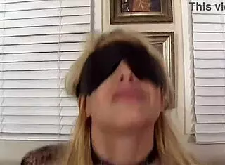 blindfold has candy manson riding cock wildly moaning to huge orgasms!! 🔥😍