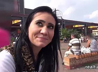 hey that adorable czech shop girl strips pov gets ripped clothes hardcore fucked