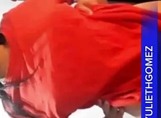 pornstar yulieth gomez gropes her huge arab ass wanna dive in boys?